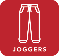 icon of joggers which are acceptable for recycling