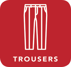 icon of trousers which are acceptable for recycling
